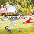 Roadtrip électronique BBQ PORTABLE GARLL OUTDOOOR CAMPING NOIR X Forme Portable Table charbon